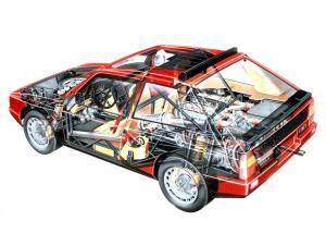 Lancia Delta S4 Stradale 1985 года 